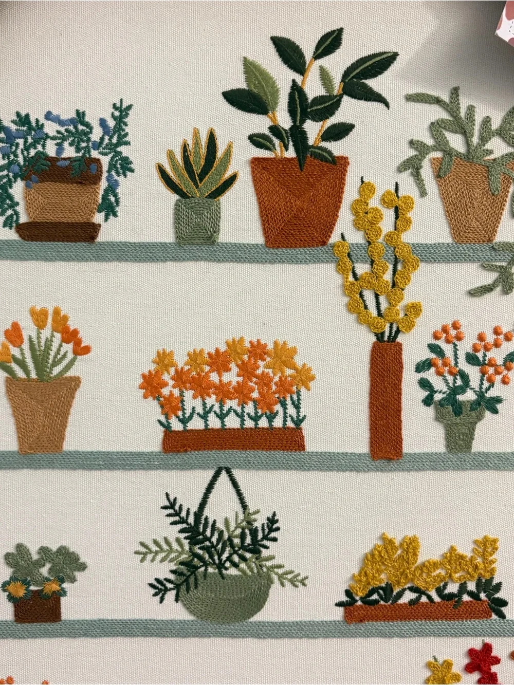 Botanical Shelf Wall Art Print - Multi Color